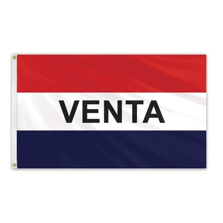 Global Flags Unlimited Venta Message Flag 3'x5' Standard Flag 204591